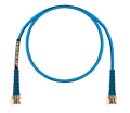 Tempo TC-500TX BNC to BNC Transmit, 8&amp;quot; DSX-3 patch or adapter cord, RG59 cable transmit blue-
