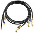 Testo 0554 2116 3-Hose set with valve, low loss, 1/4" to 5/16"-