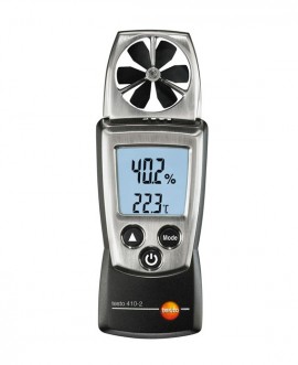 Testo 410-2 Rotating Vane Thermo-Anemometer w/ Humidity-