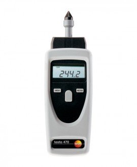 Testo 470 Photo/Contact Tachometer, 100,000 RPM-