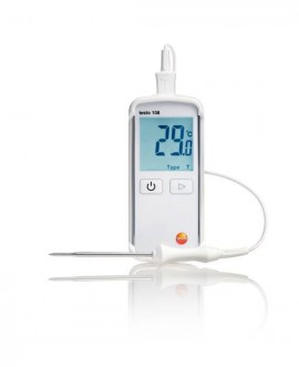 Testo 108-2 Waterproof Digital Food Thermometer, Type T-