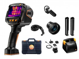 Testo 883-1 Thermal Imager Kit with 27 Hz refresh rate, laser, 30 and 12&amp;deg; lenses-