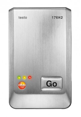Testo 176 H2 4-Channel Metal Temperature/Humidity Data Logger with 2 external NTC-