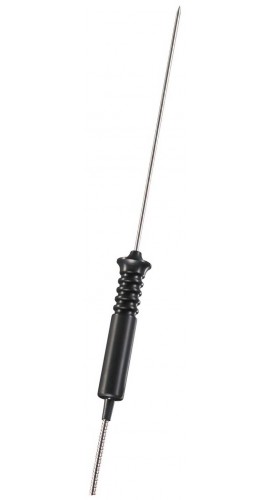 Testo 0628 1292 Waterproof Rugged Immersion/Penetration Probe with Metal Protection Hose-
