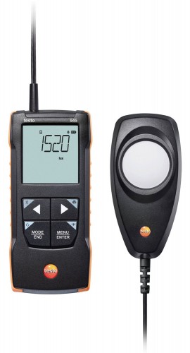 Testo 545 Digital Lux Meter, 0 to 100,000 lux-