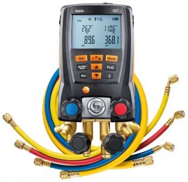 Testo 557 Digital Manifold Kit with Hoses, External Vacuum Probe &amp; Bluetooth-