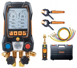 Testo 570s Smart Vacuum Kit with hoses and Bluetooth, -15 to 870 psi, -58 to 302&amp;deg;F-