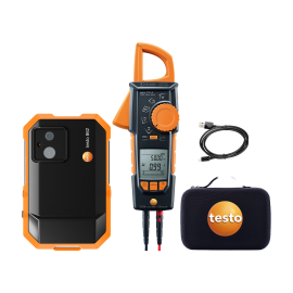Testo 862-2 Thermal Imager Electrical Kit with clamp meter, 256 x 192 pixels, 56 x 42°-
