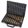 Titan 11170 Drill Bit Set, 170-Piece, titanium coated-