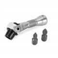 Titan 11331 Ratcheting Swivel Bit Driver, 1/4&amp;quot; drive, 2-1/4&amp;quot; length-