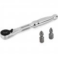 Titan 11333 Micro Ratcheting Bit Driver, 1/4&amp;quot; drive, 60-tooth-