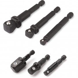 Titan 12001 Socket Adapter Set, 6-piece, stubby and wobble-