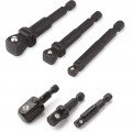 Titan 12001 Socket Adapter Set, 6-piece, stubby and wobble-