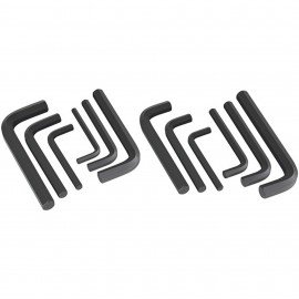 Titan 12775 Hex Key Combo Set, 12-piece, SAE/Metric-