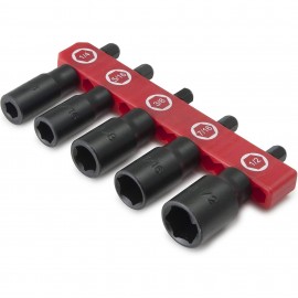 Titan 15220 Impact Grade Nut Driver Set, SAE, 5-Piece-
