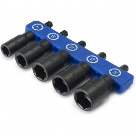 Titan 15221 Nut Driver Set, 5-Piece Metric, Impact Grade-