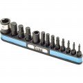 Titan 16038 Impact Hex Bit Set, Metric, 13-piece-