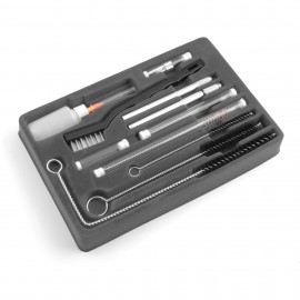Titan 19111 Spray Gun Cleaning Kit with molded storage tray, 22-piece-
