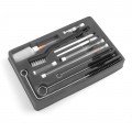 Titan 19111 Spray Gun Cleaning Kit with molded storage tray, 22-piece-