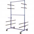 Titan 19988 Mobile Bumper Storage Rack, 350 lbs, 46-1/2&amp;quot; x 58&amp;quot; x 84&amp;quot;-