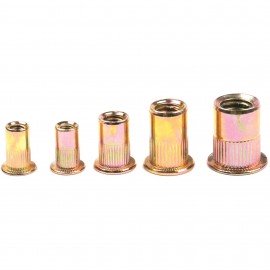 Titan 45150 Rivet Nut Assortment, 150-piece, flat head UNC-