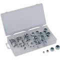 Titan 45243 Metric Nylon Locknut Assortment, 100-piece, M4 to M12-