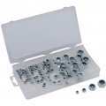 Titan 45243 Metric Nylon Locknut Assortment, 100-piece, M4 to M12-