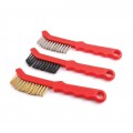 Titan 51499 Brake Caliper Brush Set, 3-piece, stainless steel, brass, and PP bristles-