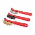 Titan 51499 Brake Caliper Brush Set, 3-piece, stainless steel, brass, and PP bristles-