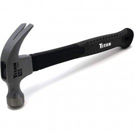Titan 63020 Claw Hammer, 16 oz, fiberglass handle-