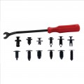Titan 85535 Push Pin Retainer Clip Set with clip remover tool, 72-piece-