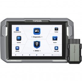 Topdon ULTRADIAG Diagnostic Scanner and Key Programmer Tool, 8" screen, bidirectional control-