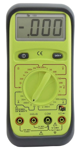 TPI 133 Digital Multimeter, 750 V AC, 1000 V DC-