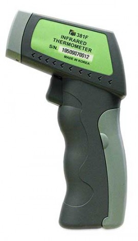 TPI 381F Infrared (IR) Thermometer, 4:1 Distance-to-Target Ratio-