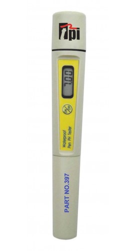 TPI 397 Accurate Pen-Style pH Tester, 0.1 to 14 pH-