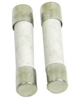 TPI A102 Ceramic Fuses for TPI 133 Digital Multimeters, 2 A, 2-Pack-
