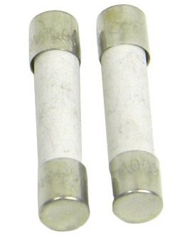 TPI A110 Ceramic Fuses for TPI 100 Series Digital Multimeters, 10 A, 2-Pack-