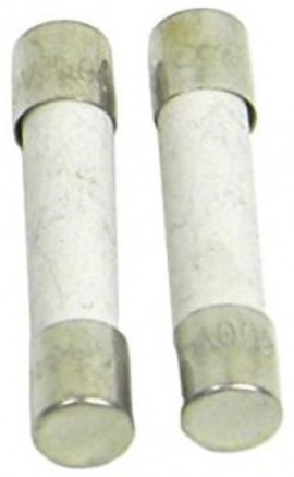 TPI A123 Ceramic Fuses for TPI 196 Digital Multimeters, 1 A, 2-Pack-