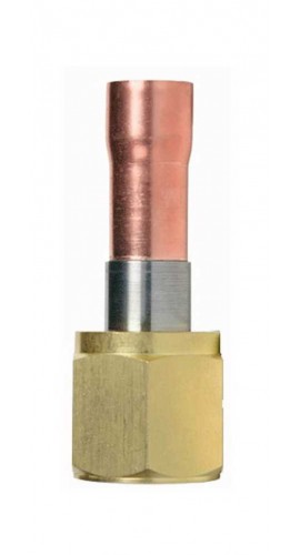 TPI FA-2 Flexflair Leakproof Flare Fitting for Split Systems, 0.25 x 0.25&amp;quot;-