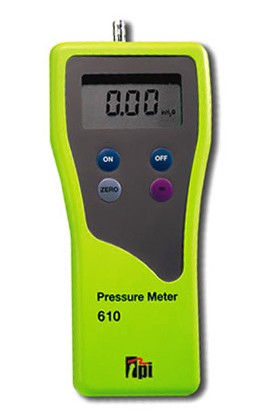TPI 610 Single Input Manometer, &amp;plusmn;80 inH<sub>2</sub>O-