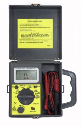 TPI SDIT300 Digital Insulation Resistance Tester with AC volts, 2,000M&amp;#8486;-