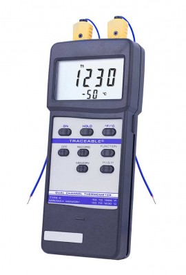 Traceable 4029 Dual Channel Thermometer-