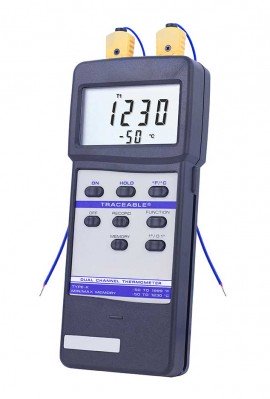 Traceable 4029 Dual Channel Thermometer-