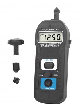 Traceable 4059 Touchless/Contact Digital Tachometer-