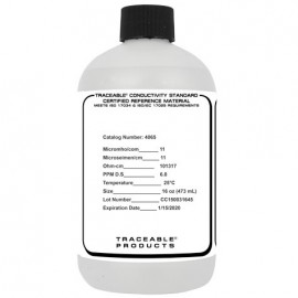 Traceable 4065 Conductivity Standard, 16 oz, 10 &amp;mu;S-