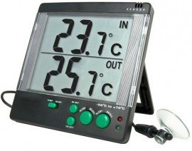 Traceable 4142 Big-Digit 4-Alert Alarm Thermometer, Celsius-