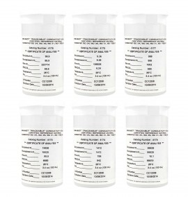 Traceable 4172 One-Shot Conductivity Standards, Assorted, 6-Pack-