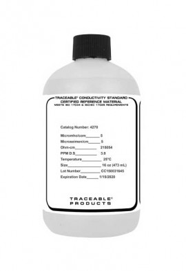Traceable 4270 Conductivity and TDS Standard, 5 &amp;mu;S/cm, 16 fl oz-