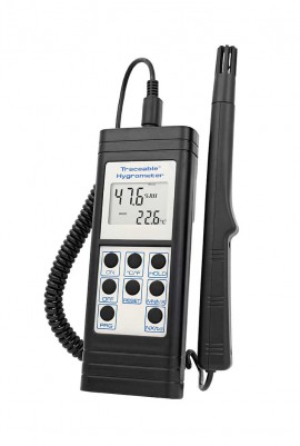 Traceable 4385 Memory Hygrometer/Thermometer with Dew Point-