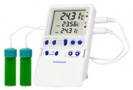 Traceable 4539 Hi-Accuracy Refrigerator Thermometer with 2 Vaccine Bottles, -58 to 158&amp;deg;F-
